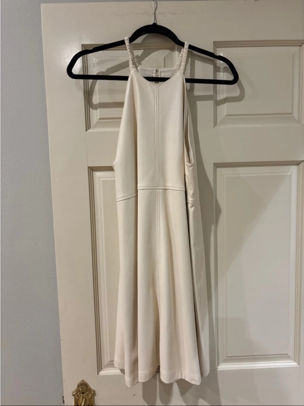 Steve Madden Cream Halter Mini Dress